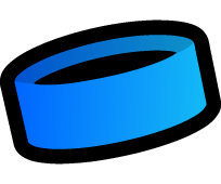 Blue wristband