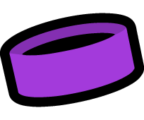 Purple wristband