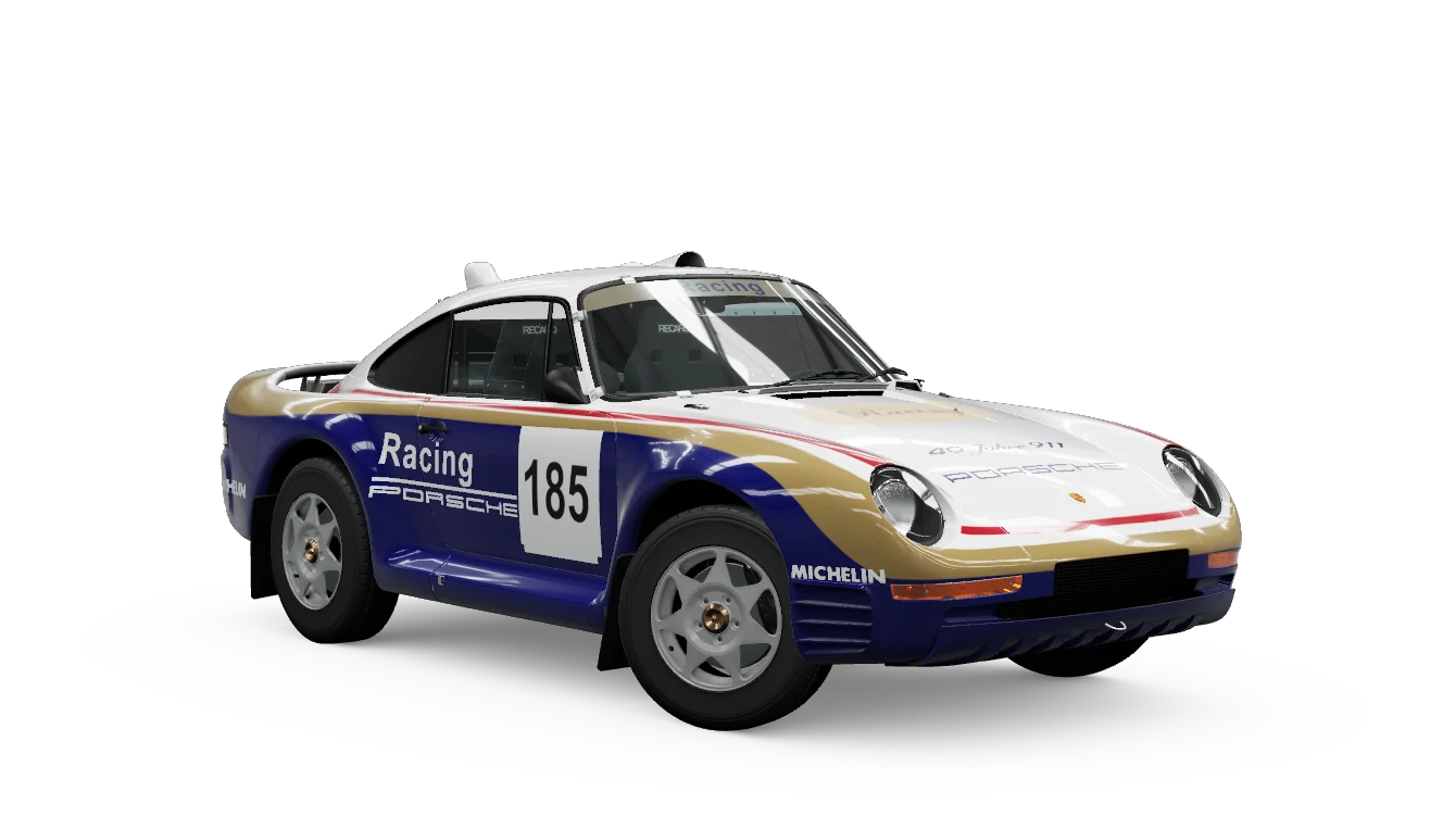 1986 Porsche #185 959 Prodrive Rally Raid